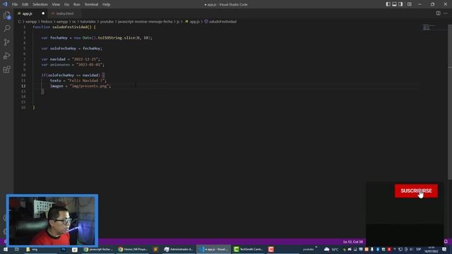 COMO MOSTRAR UN MENSAJE EN UNA DETERMINADA FECHA CON JAVASCRIPT смотреть онлайн