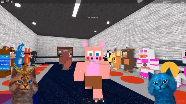 ИГРАЮ ЗА АНИМАТРОНИКОВ КООП FNAF 3D ROBLOX КОТИК ИГРОМАН И КОТЁНОК ЛАЙК РОБЛОКС смотреть онлайн