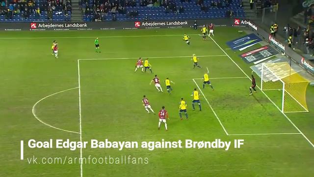 Goal Edgar Babayan against Brøndby IF смотреть онлайн