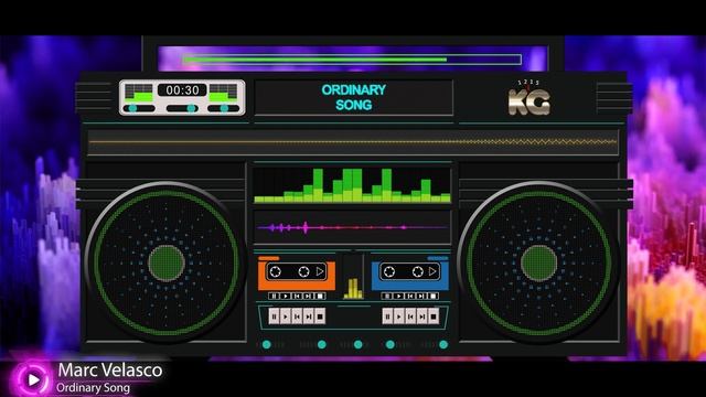 Ordinary Song | Marc Velasco | AUDIO VISUALIZER смотреть онлайн