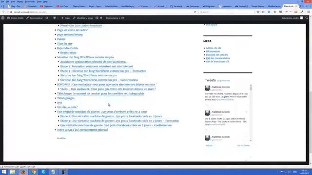 Comment créer un sitemap (plan du site) sous Wordpress смотреть онлайн