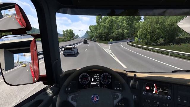 Through Grand Utopia Map | Euro Truck Simulator 2 | Malterre to Chambret | 1080p 60fps Gameplay смотреть онлайн