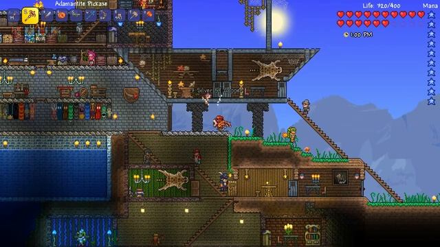 Terraria #18 Виверны и Крылья гарпии смотреть онлайн