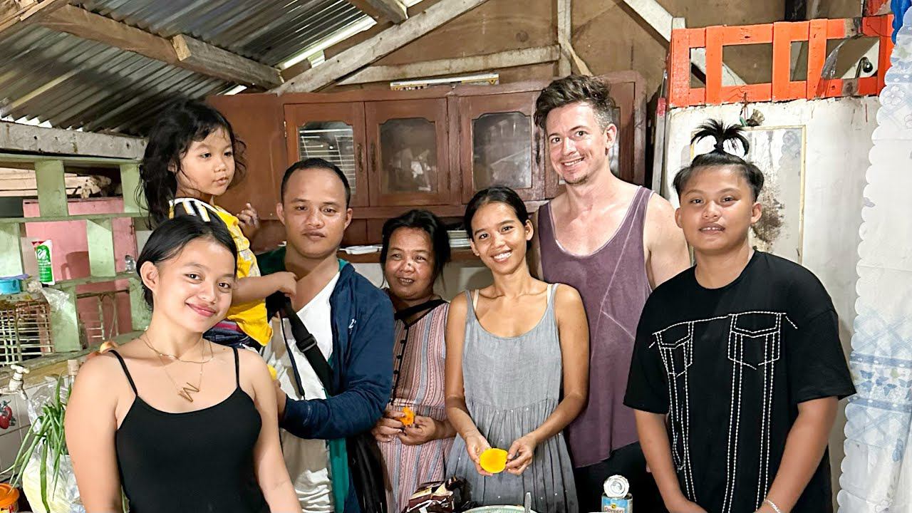 Реальная жизнь в филиппинской семье в трущобах. Едем к родителям моей жены Найви на другой остров смотреть онлайн