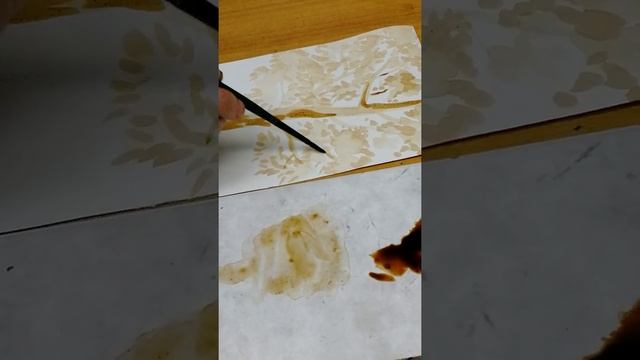 Рисуем дерево при помощи кофе. Запись в студии Зинаиды Голубевой смотреть онлайн
