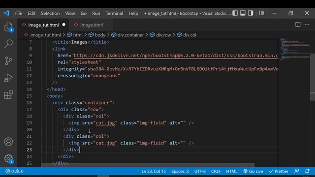 Bilder und Ratio in Bootstrap 5 - Tutorial смотреть онлайн