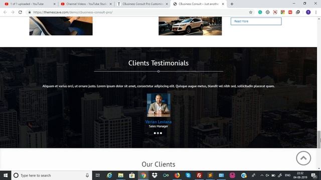 CBusinessConsult Business WordPress Template Theme смотреть онлайн