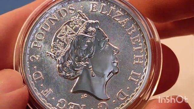 Будни нумизмата качество британских монет инвест не очень убираю молочные пятна Британия 2019 1oz