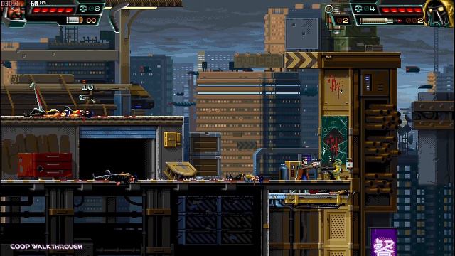Huntdown COOP Full Game 100% Playthrough 2023 - Huntdown All Secrets & Stashes Collected 2023