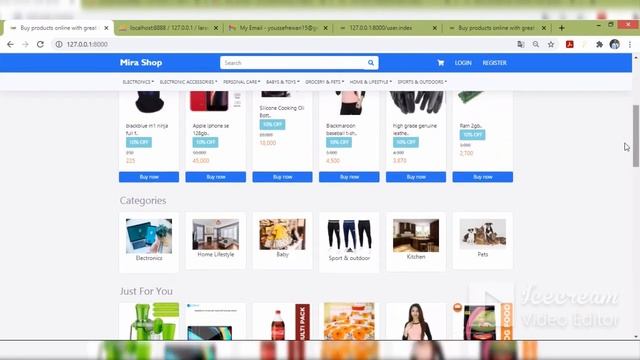 Laravel.7 E-commerce Shop with Mysql vue.js смотреть онлайн