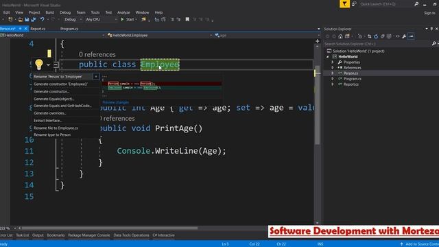Rename a filename to a type refactoring смотреть онлайн