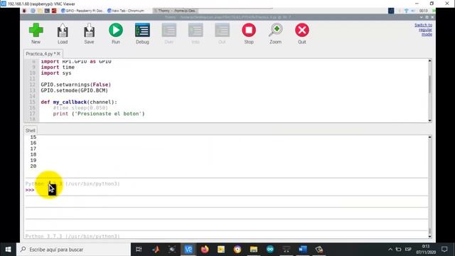 Prácticas de Python y Raspberry Pi 4: Práctica #4: Interrupciones смотреть онлайн