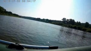 Лодочный мотор HANGKAI 4,  ПВХ лодка Хантер 290,  Тест на скорость 2