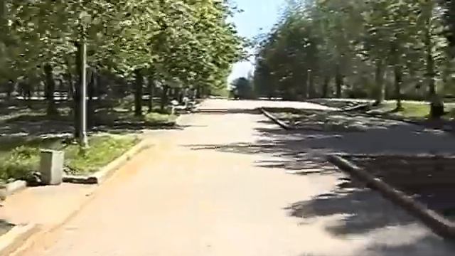Бахмут, проезд по городу, 2000 год (примерно) смотреть онлайн