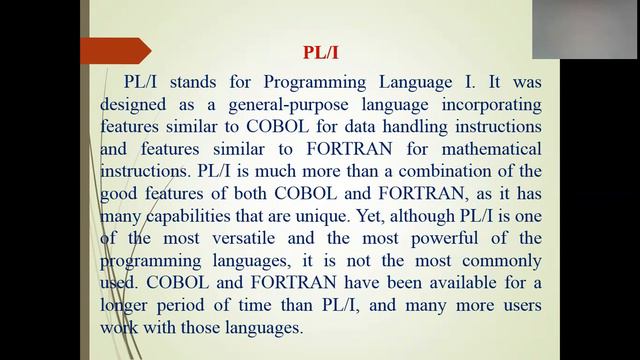 Применение профессиональной лексики в сфере проф.деятельности: Programming Languages смотреть онлайн