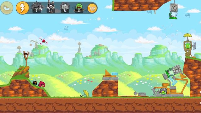 Angry Birds Red's Mighty Feathers All Levels смотреть онлайн