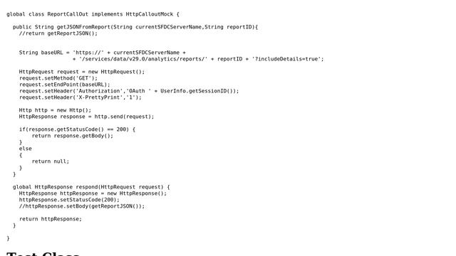 Salesforce: System.JSONException: no content to map to Object due to end of input in test class смотреть онлайн