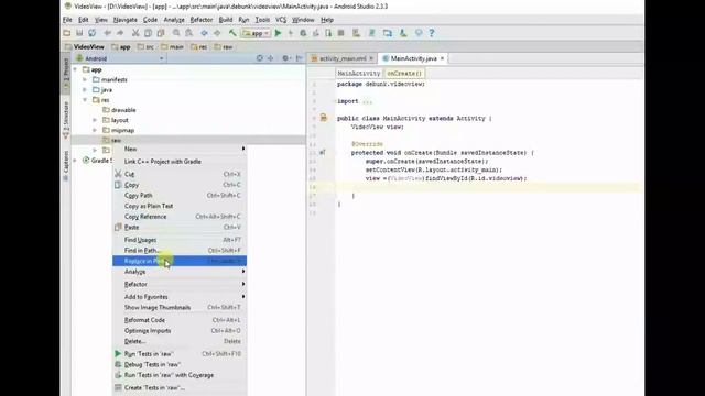 Video in Android : Start and stop a video automatically смотреть онлайн