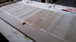Дверь в баню сделано по новому