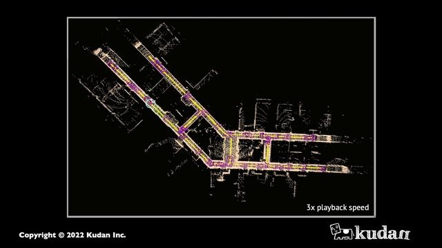 Kudan Lidar SLAM: In Long Narrow Corridors смотреть онлайн