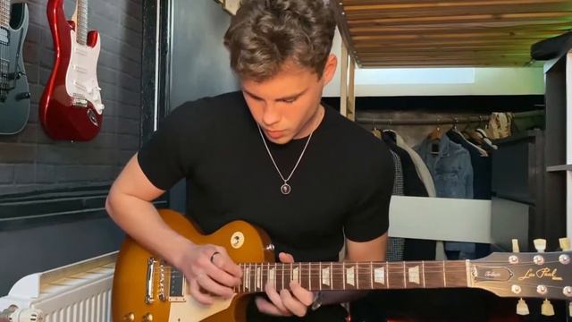 Beat it Solo on a Gibson Les Paul смотреть онлайн
