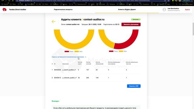 Автоматический аудит Яндекс.Директ за пару минут смотреть онлайн