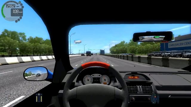 City Car Driving 1.5.3 Renault Clio Symbol [G27] смотреть онлайн