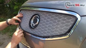 Защита радиатора на SsangYong New Actyon (СаньЕнг Нью Актион) 2010-2014 г.в.