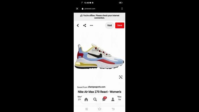 Nike 270 React смотреть онлайн