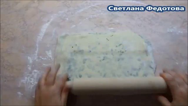 Слоеные лепешки с зеленым луком! смотреть онлайн