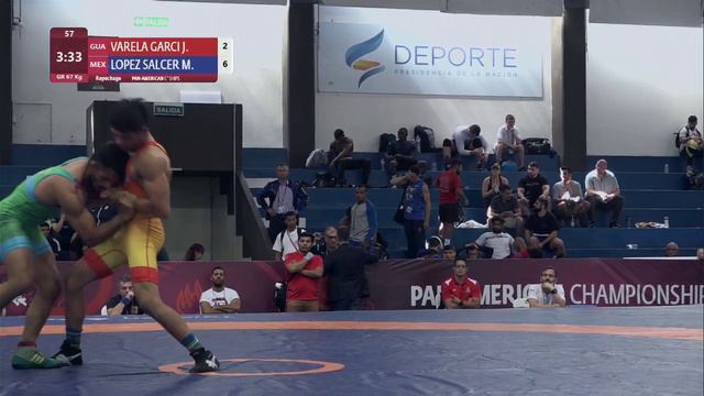 Repechage GR - 67 kg: J. VARELA GARCI (GUA) v. M. LOPEZ SALCER (MEX) смотреть онлайн