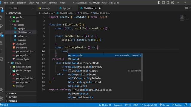 Image Upload and Display in React, Node, MySQL | Upload Image in MySQL using Node js and React js смотреть онлайн