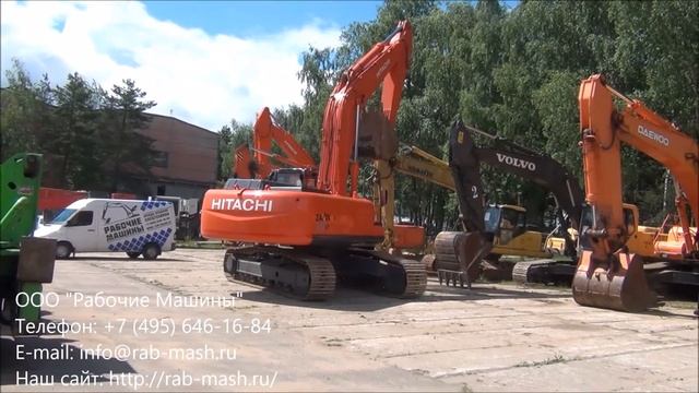 Гусеничный экскаватор HITACHI ZX350 LC-3 2008 года смотреть онлайн