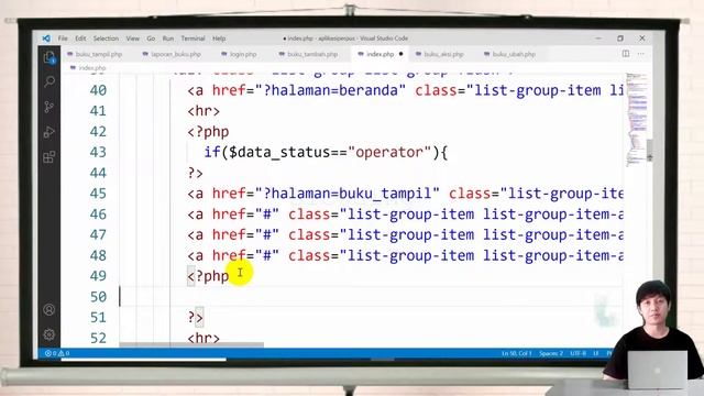Aplikasi Perpustakaan berbasis Web (PHP + MySQL/MariaDB) #episode13 | Hak Akses Admin dan Operator смотреть онлайн