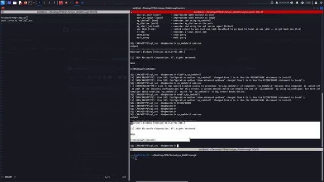 Archetype - Hack The Box Walkthrough смотреть онлайн