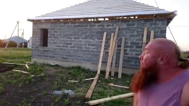 Строительство Домов из Арболитовых Блоков ст Каневская Краснодарский край /мкр.Енисей / Переезд смотреть онлайн