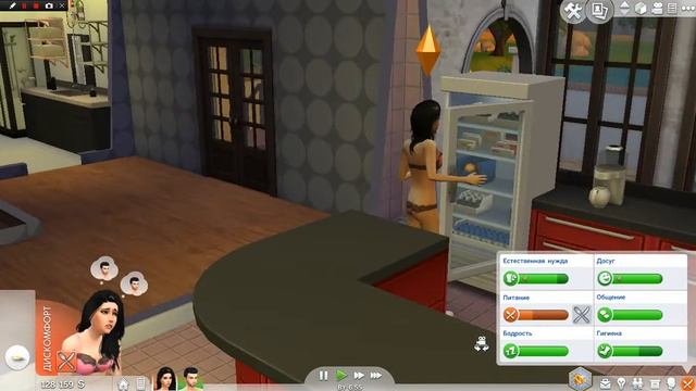 The Sims 4: "1 серия" Рассматриваем одежду "Амины" и занимаемся любовью. смотреть онлайн