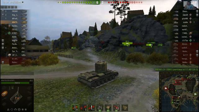Танк КВ-2 Просто сжирает танки это круто! World Of Tanks смотреть онлайн