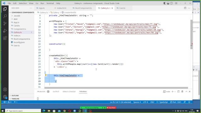 5 Typescript Components Exercise solution part 2 смотреть онлайн