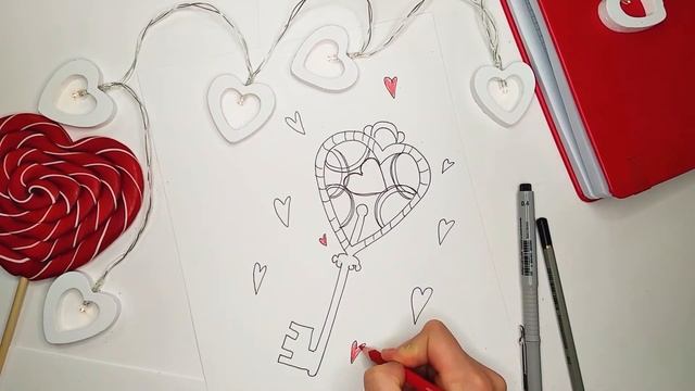 Рисуем ключик от всех дверей! смотреть онлайн