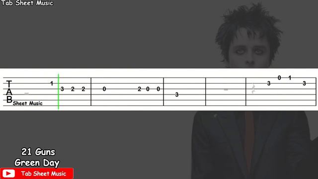 Green Day - 21 Guns Guitar Tutorial смотреть онлайн