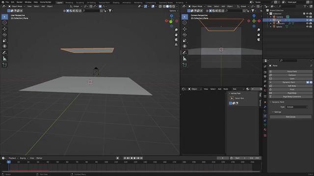 Falling Rain Animation in Blender смотреть онлайн