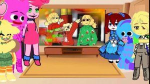 Poppy playtime react to Funny videos [Its DK Afton]