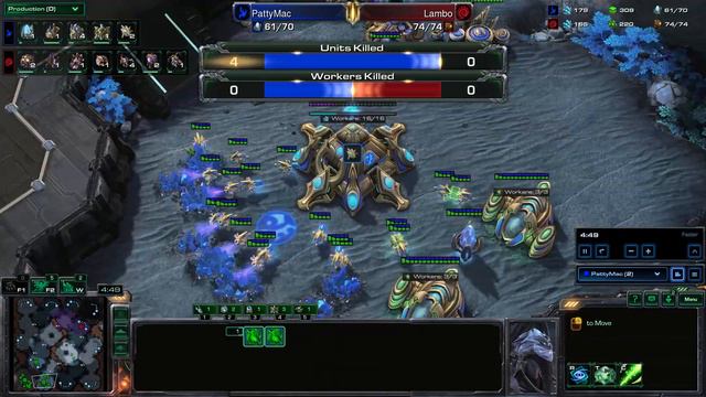 C3 Lambo vs PattyMac ZvP G1 Inside and Out DreamHack SC2 2023 Atlanta no commentary смотреть онлайн