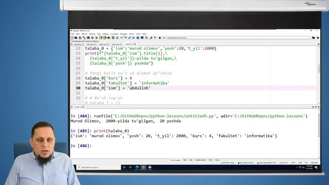 #14 Python Darslari | Lug'at (Dictionary) смотреть онлайн