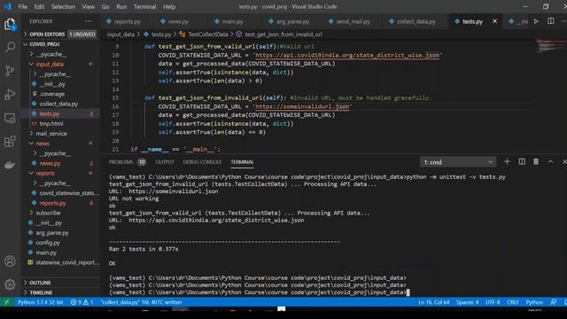 Python boot camp | Session 19 | Project: Quality : Revisiting unittests and coverage смотреть онлайн