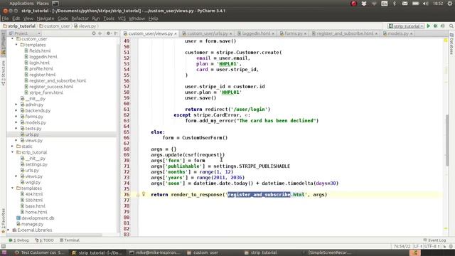 Stripe subscriptions with Python Django смотреть онлайн