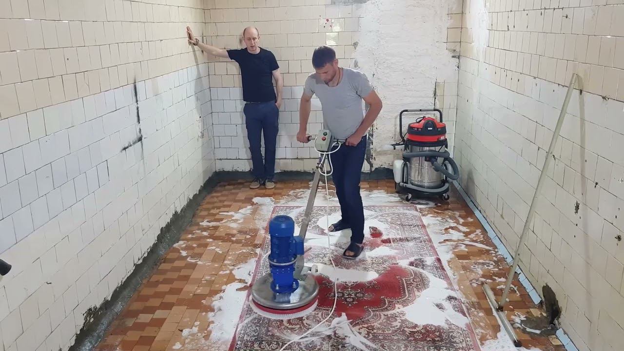 Центрифуга + роторная машина для стирки и сушки ковров смотреть онлайн