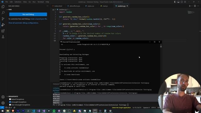 Running Python Code in an Extension смотреть онлайн