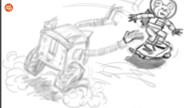 "Gotcha!" Space Robot versus Teddy Bear Sketch смотреть онлайн